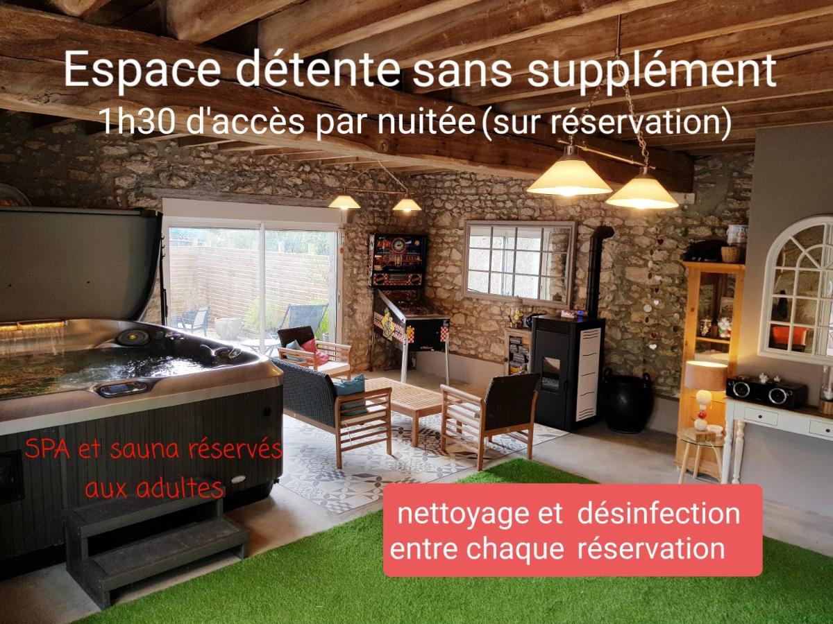 Le Grand Cedre Spa Et Sauna Interieur Piscine Marolles  外观 照片